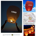 Oval eco sky lantern